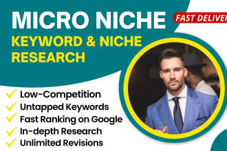 do micro niche keyword research low competition niche research