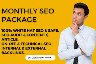 do wordpress full SEO package to rank your website on google