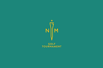 design cutting edge golf tournament logo