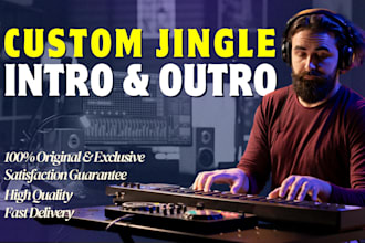 produce intro, outro and jingle for your podcast or youtube