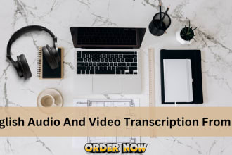do transcription of your audio or video into word or srt