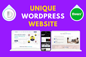 develop unique divi wordpress website, divi theme customization as divi expert