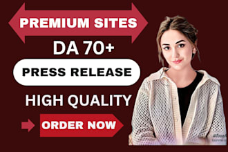 provide you a press release on premium sites on da 80