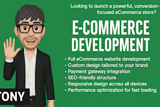 develop e commerce website