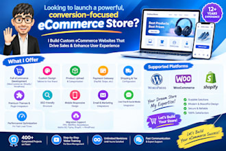 develop an ecommerce website