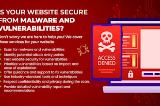 do malware and vulnerability scan on your wordpress website