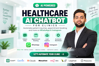 build ai agent chatbot for healthcare instagram and whatsapp