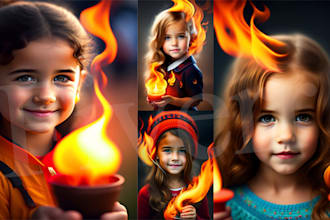 edit photo in photoshop add realistic fire effects