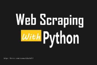 do web scraping, web crawling, data scraping from any website