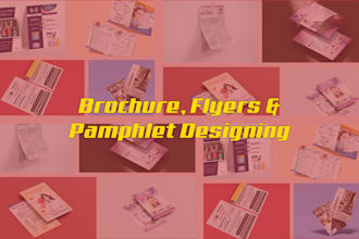 design brochure, flyers, pamphlet