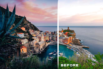 professionally color grade and retouch your photos