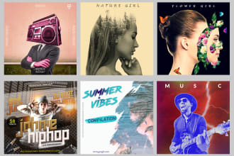 design professional album cover art or mixtape cover or single cover