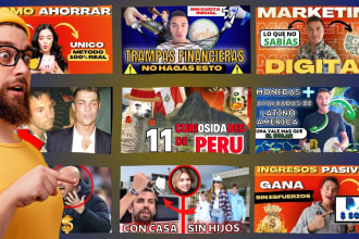 realizare una miniatura llamativa y de calidad en 2 horas