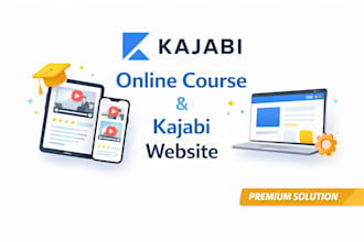 design kajabi online course and kajabi website