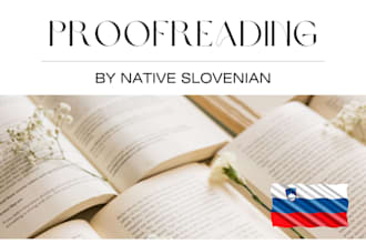 proofread your slovenian text