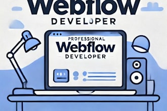 create a professional webflow website