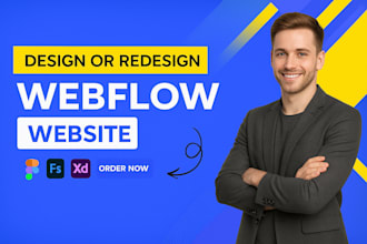 redesign or build your site in webflow professionally