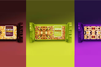 design professional print ready food and snack packaging