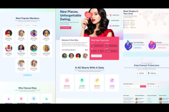 build an online dating website and dating app, tinder