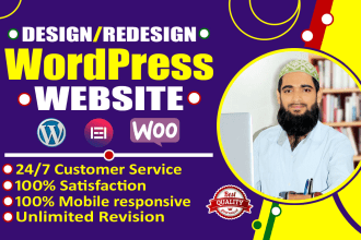 design, redesign, clone landing page, ecommerce site by wordpress
