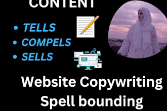 do copywriting and be your SEO website content writer