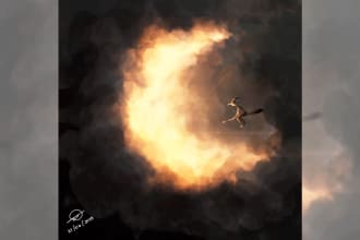 do dreamy fantasy illustrations