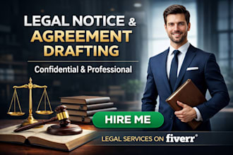 write legal notice and agreement