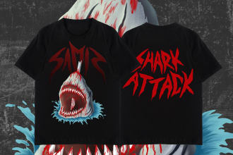 draw black art, dark art, horor, brutal for t shirt