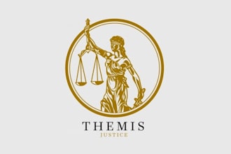 make custom legal lawyer attorney and business logo design