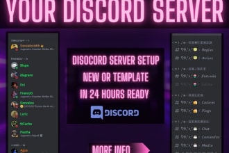 create you the best discord server in less than 5 hours