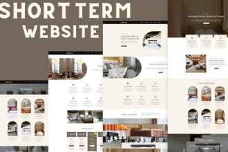 short term rental website vacation rental website property management website