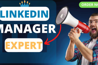 be your linkedin manager and content creator
