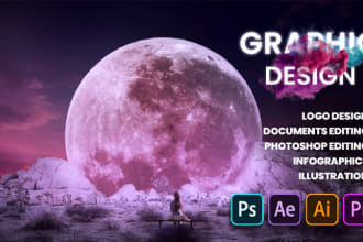 do photoshop, manipulation, graphic design, illustrator, quick edit