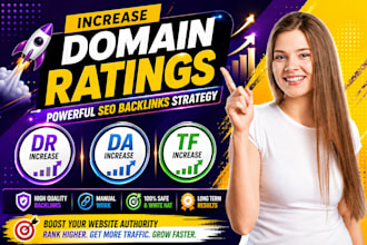 increase domain rating ahrefs DR domain authority da tf