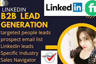 highly targeted b2b linkedin lead generation email list buildin sales navigator