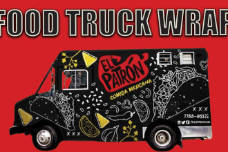 design food truck wrap vehicle wrap