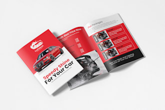 design professional brochure, flyer, tri fold and bi fold brochure