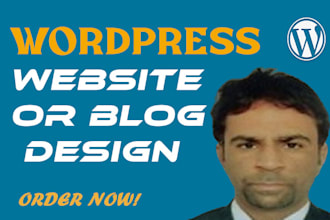 setup professional wordpress website or blog design