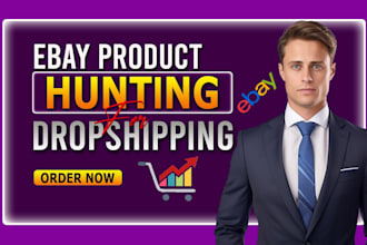 do ebay product hunting and ebay seo product listing