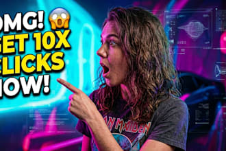 design eye catching youtube shorts and reels thumbnail