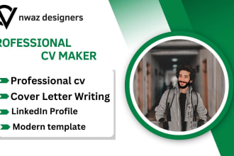 create professional resume design, modern cv and resume templates