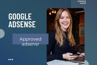 provide adsense approved website with domain and content