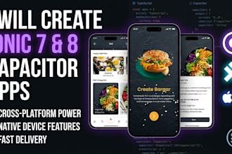 create ionic 7 and 8 capacitor apps
