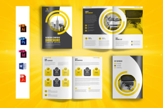 do company profile, annual report, proposal, booklet, lead magnet, pdf design