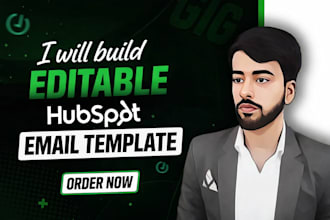 build editable hubspot email template