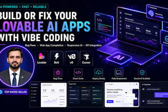 build or fix your lovable ai vibe coding app and web project