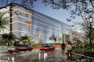 visualize your architecture exterior using d5 render