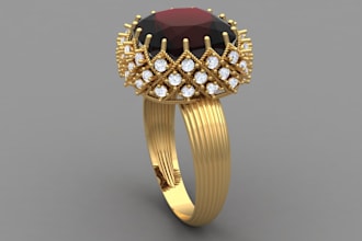 do jewelry design in rhino matrixgold and zbrush cad