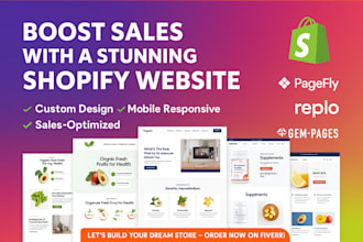 clone shopify landing page with pagefly, replo, gempages etc