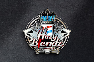 design creative vintage barber shop and salon logo